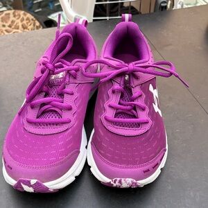 Under Armour Bright Purple Lightweight Running Shoes